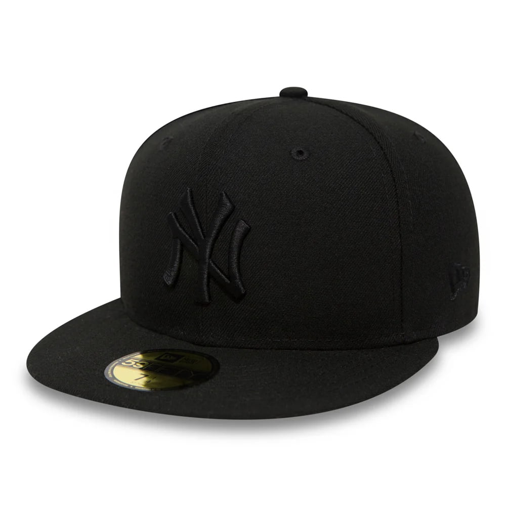 All black new era hat online