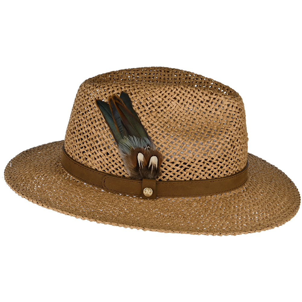 Failsworth Tatton Sommer Fedora Hut - Hellbraun