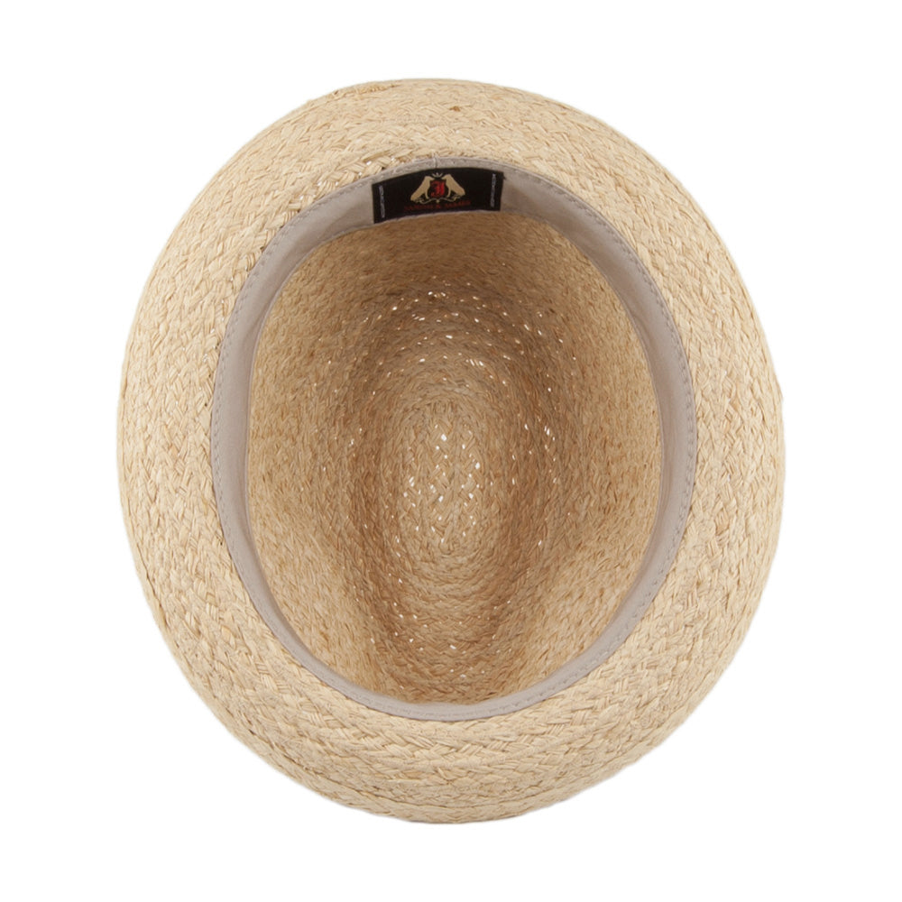 Jaxon & James Saybrook Trilby Hut aus Raffia-Stroh - Natur