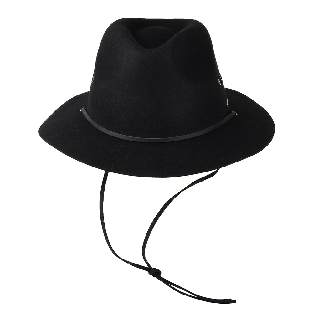 Brixton Wesley Weather Guard Fedora Hut - Schwarz