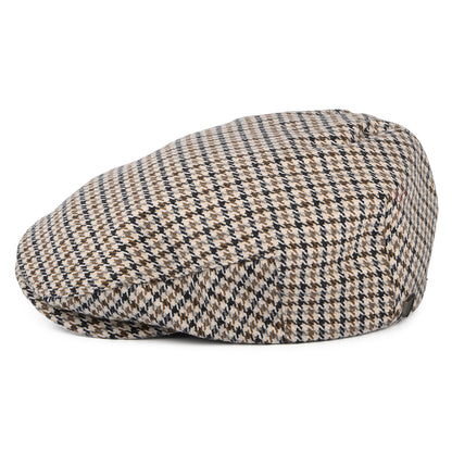 Brixton Hooligan Schiebermütze Houndstooth - Sand-Schwarz-Sepiabraun