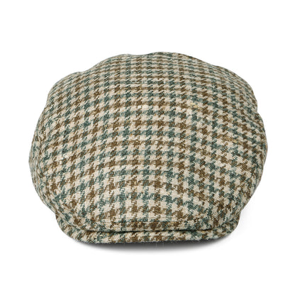 Stetson Kent Schiebermütze Houndstooth aus Silk-Virgin Wool - Beige