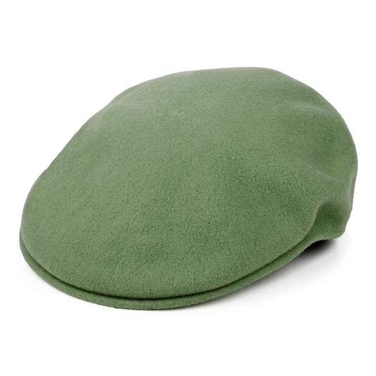 Kangol 504 Schiebermütze aus Wolle - Olivgrün