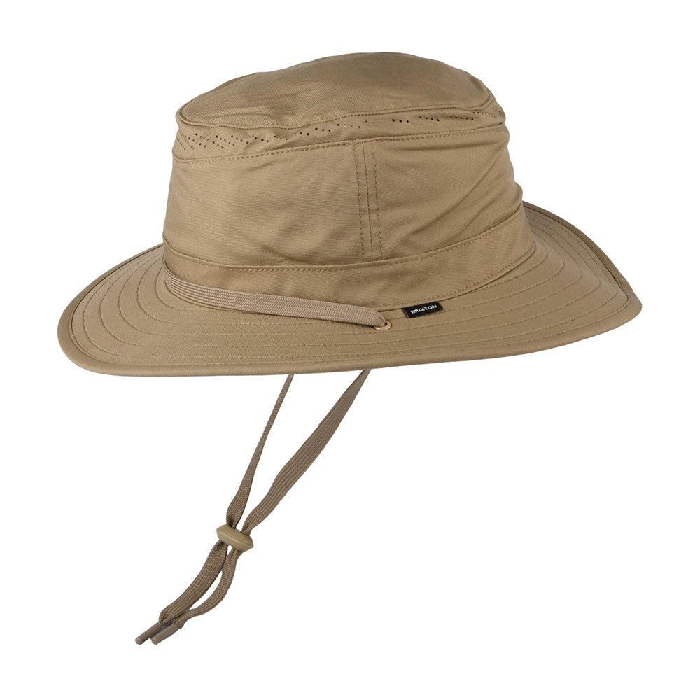 Brixton Coolmax Knautschbarer Boonie Fischerhut - Khaki