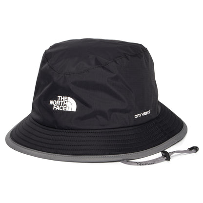 The North Face Antora Wasserdichter Regen Fischerhut - Schwarz-Grau