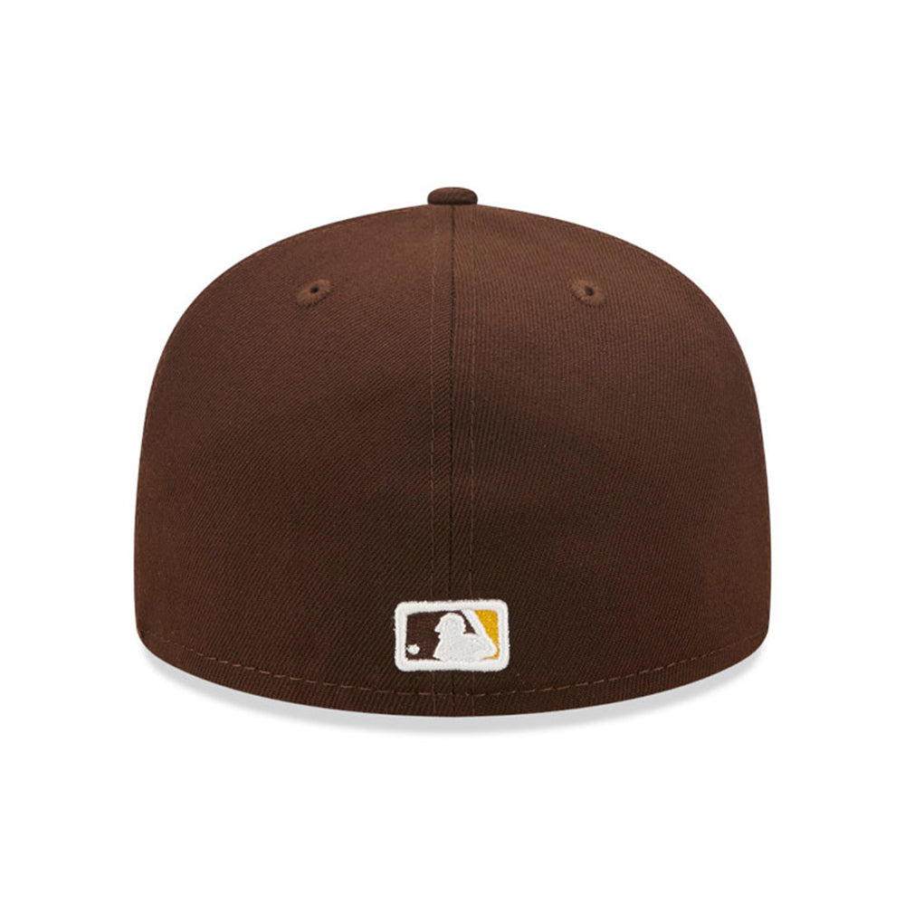 New Era 59FIFTY San Diego Padres Baseball Cap - MLB On Field AC Perf - Braun-Gold