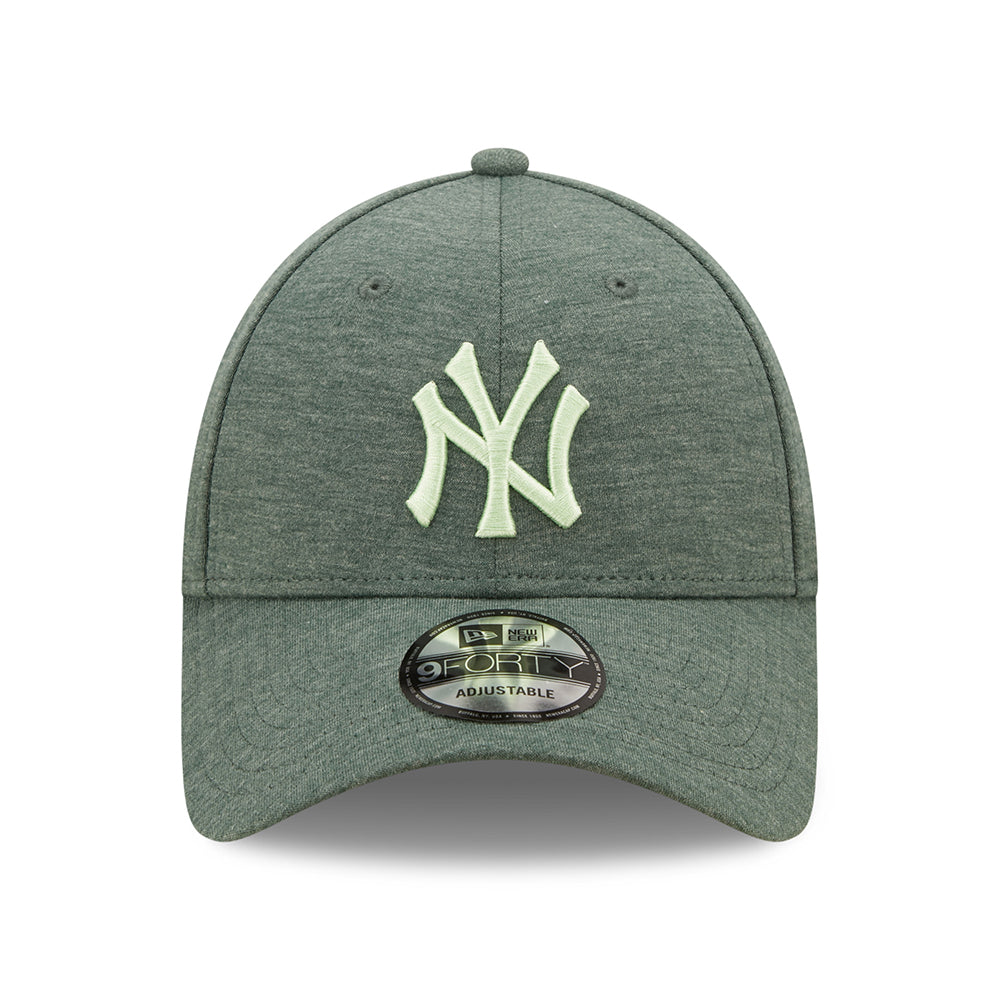 New Era 9FORTY New York Yankees Baseball Cap - MLB Jersey Essential - Olivgrün-Helles Grün