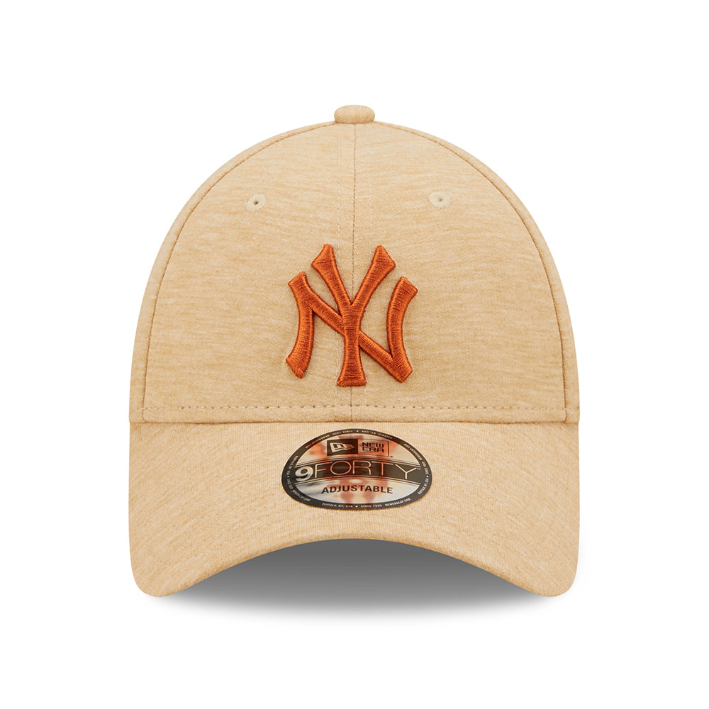 New Era 9FORTY New York Yankees Baseball Cap - MLB Jersey Essential - Steingrau-Verbranntes Orange