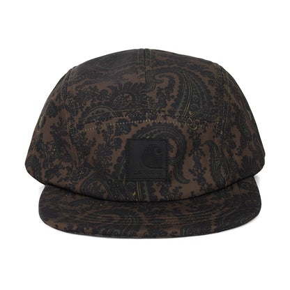 Carhartt WIP Neva Recycled 5 Paneelen Cap mit Paisleymuster - Burgunderrot-Multi