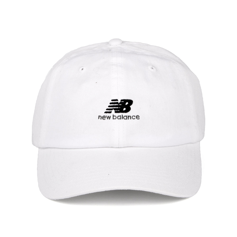 New Balance NB Seasonal Classic Baseball Cap aus gewaschener Baumwolle - Weiß