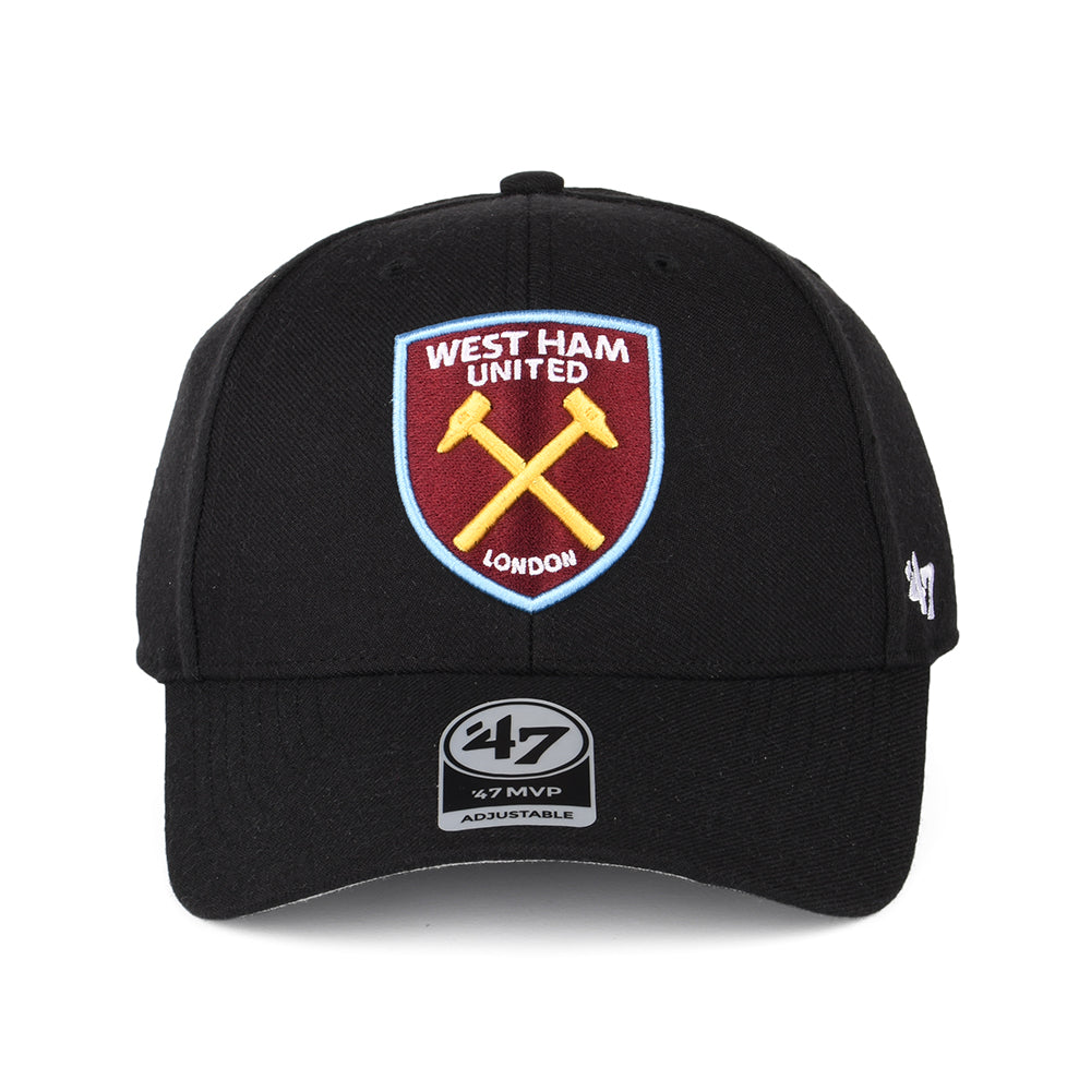 47 Brand West Ham United FC Baseball Cap - MVP - Schwarz