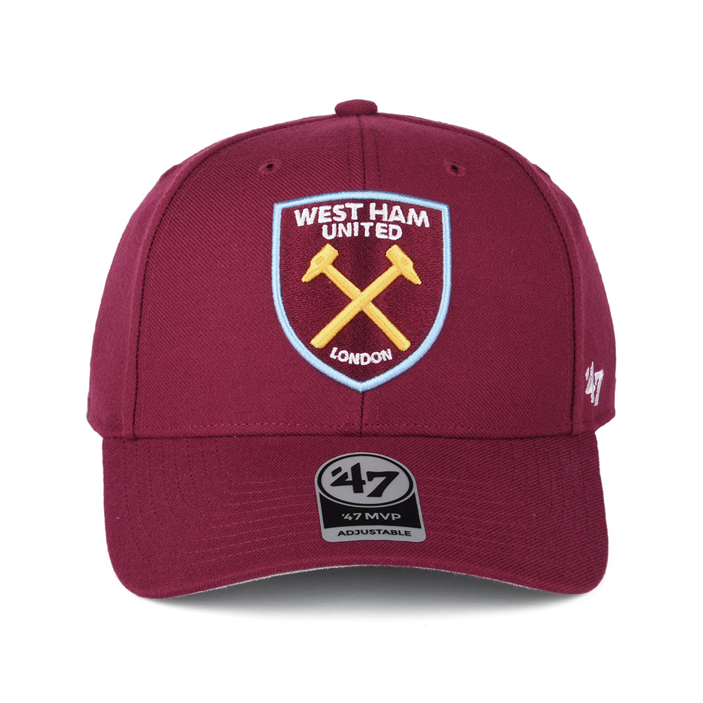 47 Brand West Ham United FC Baseball Cap - MVP - Kastanienbraun