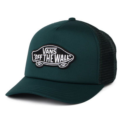 Vans Classic Patch Curved Brim Trucker Cap - Tiefgrün