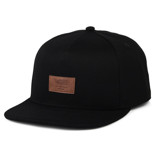 Vans Off The Wall Patch Snapback Cap - Schwarz