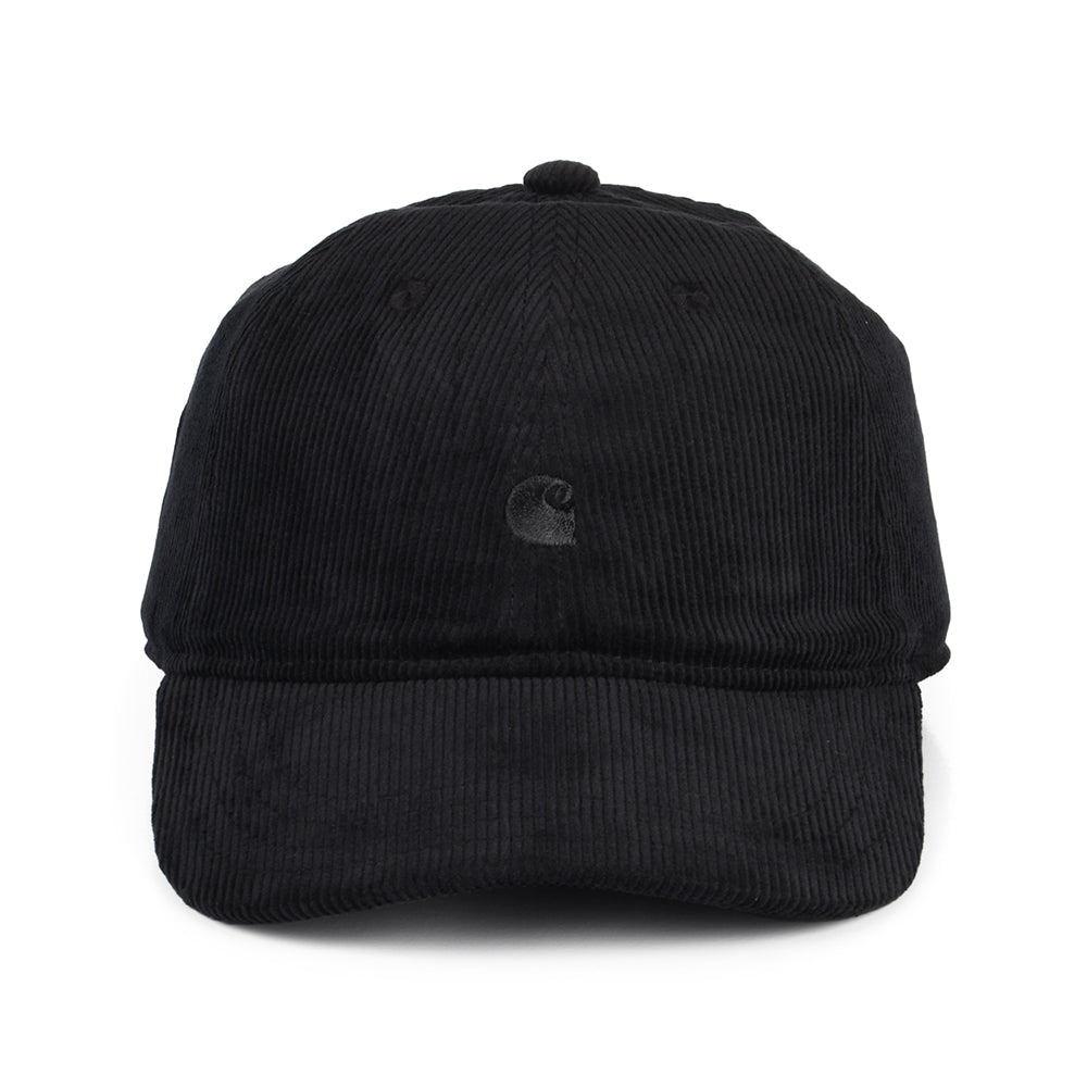 Carhartt WIP Harlem Tonal Kord Baseball Cap - Schwarz