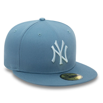 New Era 59FIFTY New York Yankees Baseball Cap - MLB League Essential - Hellblau-Eisblau