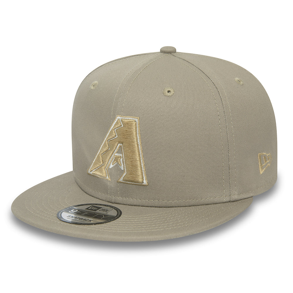 New Era 9FIFTY Arizona Diamondbacks Snapback Cap - MLB Patch - Aschbraun-Steingrau