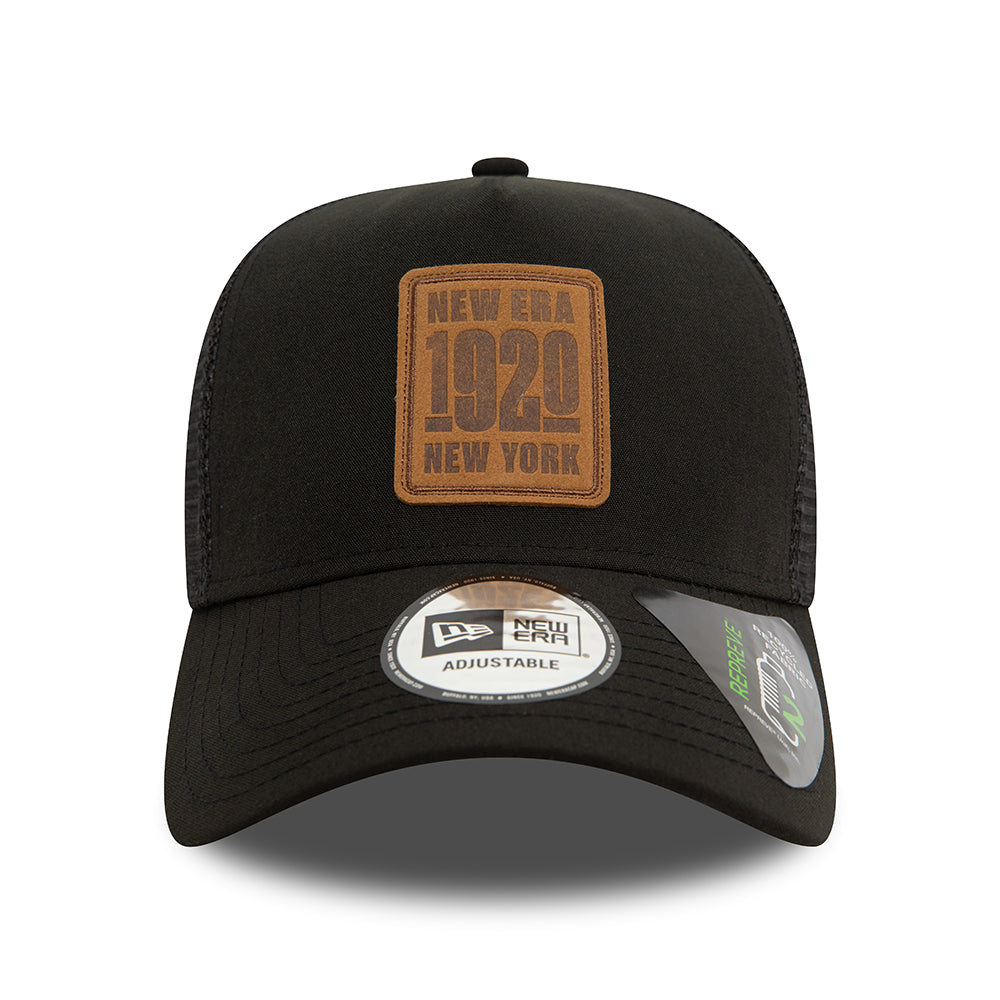 New Era NE Repreve A-Frame Trucker Cap - Schwarz