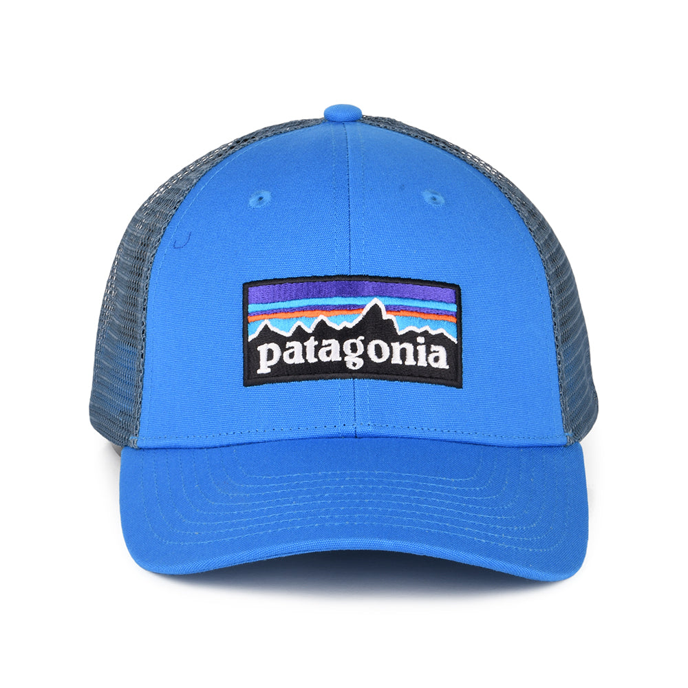 Patagonia P-6 Logo LoPro Trucker Cap aus organischer Baumwolle - Blau