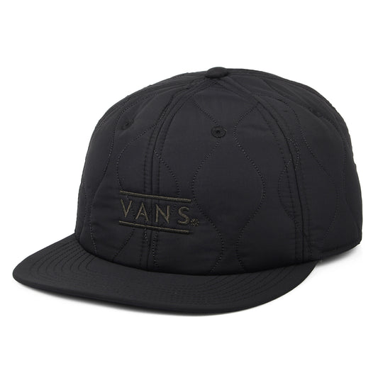 Vans Half Box Low Quilted Baseball Cap - Schwarz