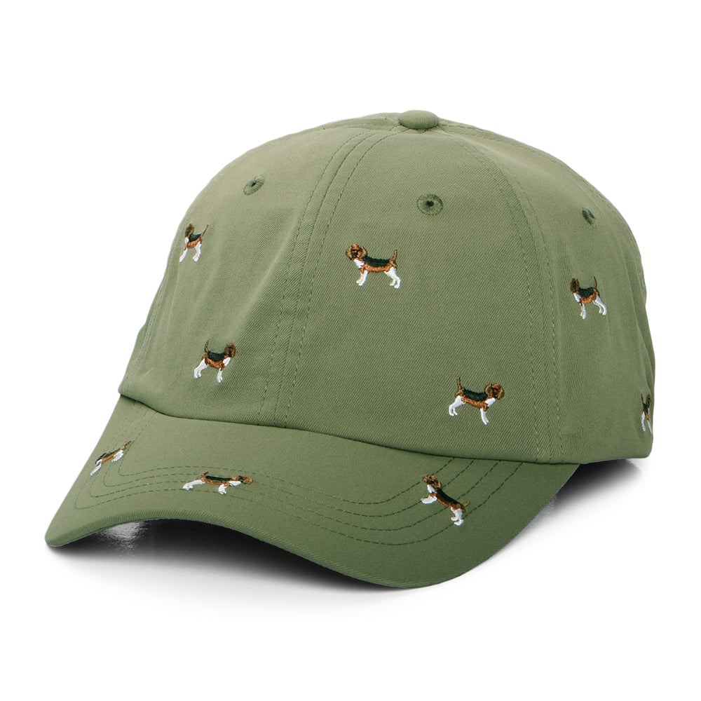 Barts Maderra Baseball Cap Beagles - Olivgrün