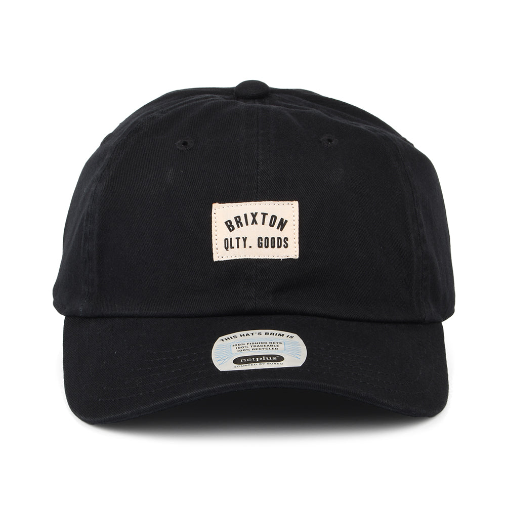 Brixton Woodburn NetPlus LP Baseball Cap - Verwaschenes Schwarz