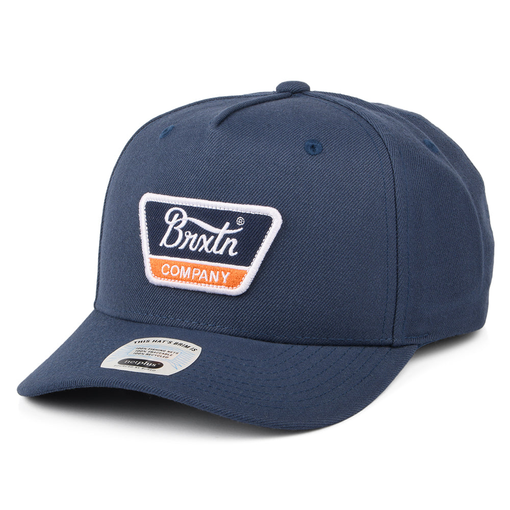 Brixton Linwood C NetPlus MP Snapback Cap - Schieferblau