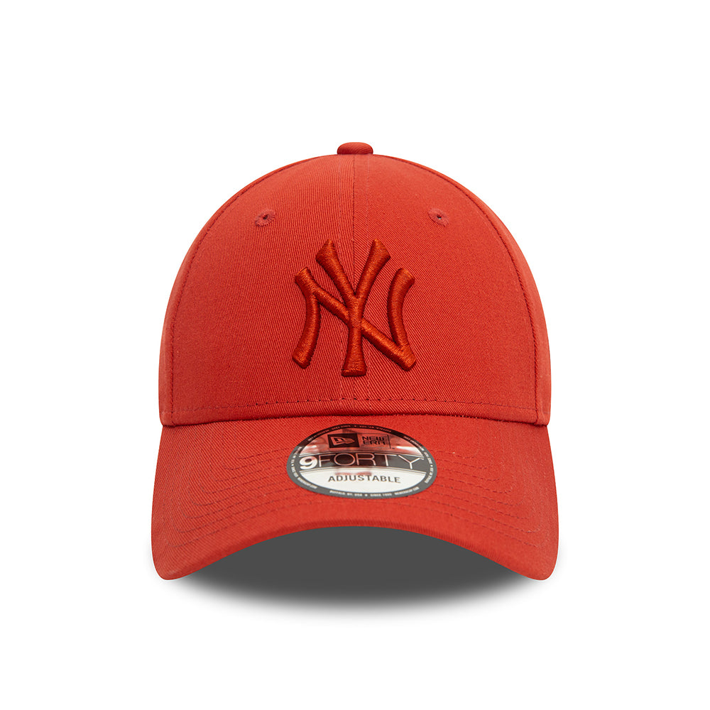 New Era 9FORTY New York Yankees Baseball Cap - MLB League Essential II - Rostrot-Rostrot