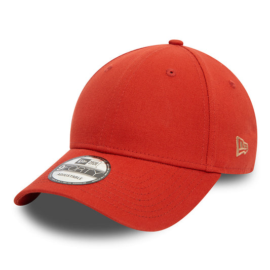 New Era 9FORTY Blank Baseball Cap aus Baumwolle - NE Essential - Rostrot