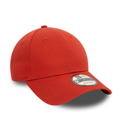 New Era 9FORTY Blank Baseball Cap aus Baumwolle - NE Essential - Rostrot