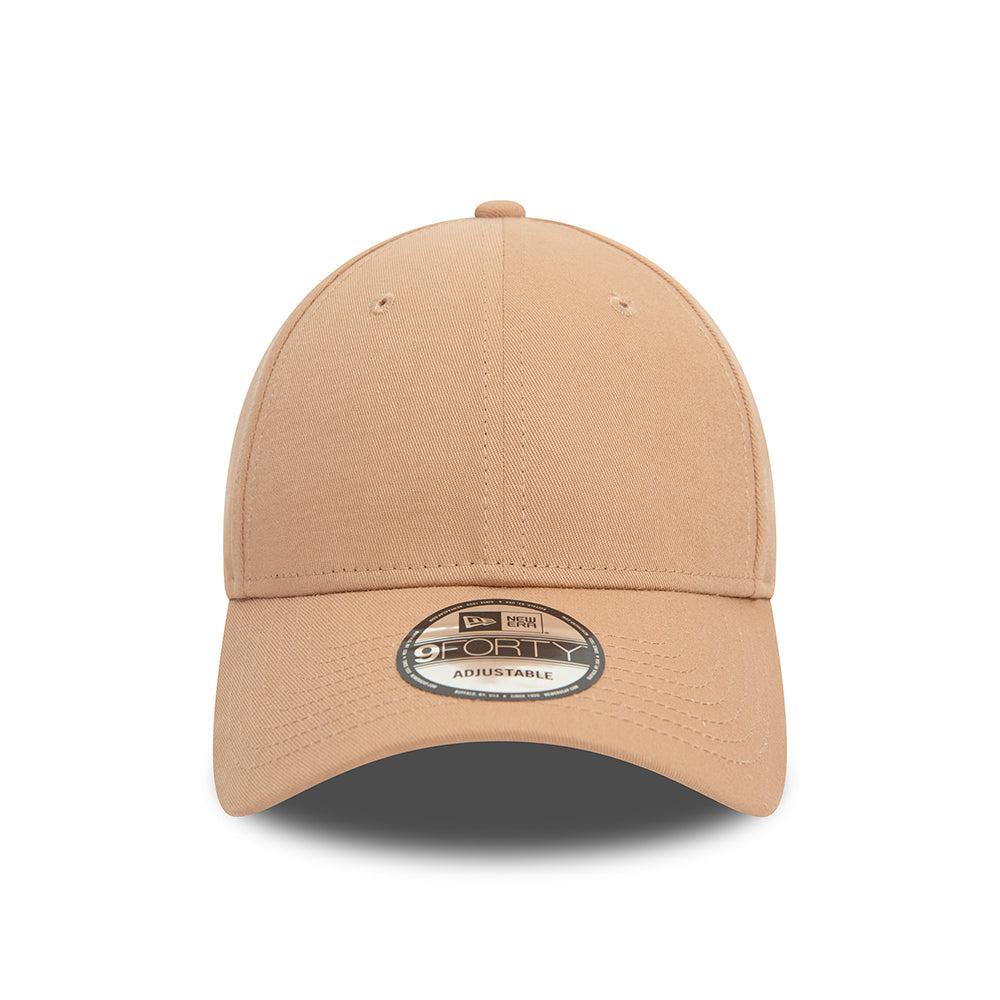 New Era 9FORTY Blank Baseball Cap aus Baumwolle - NE Essential - Taupe