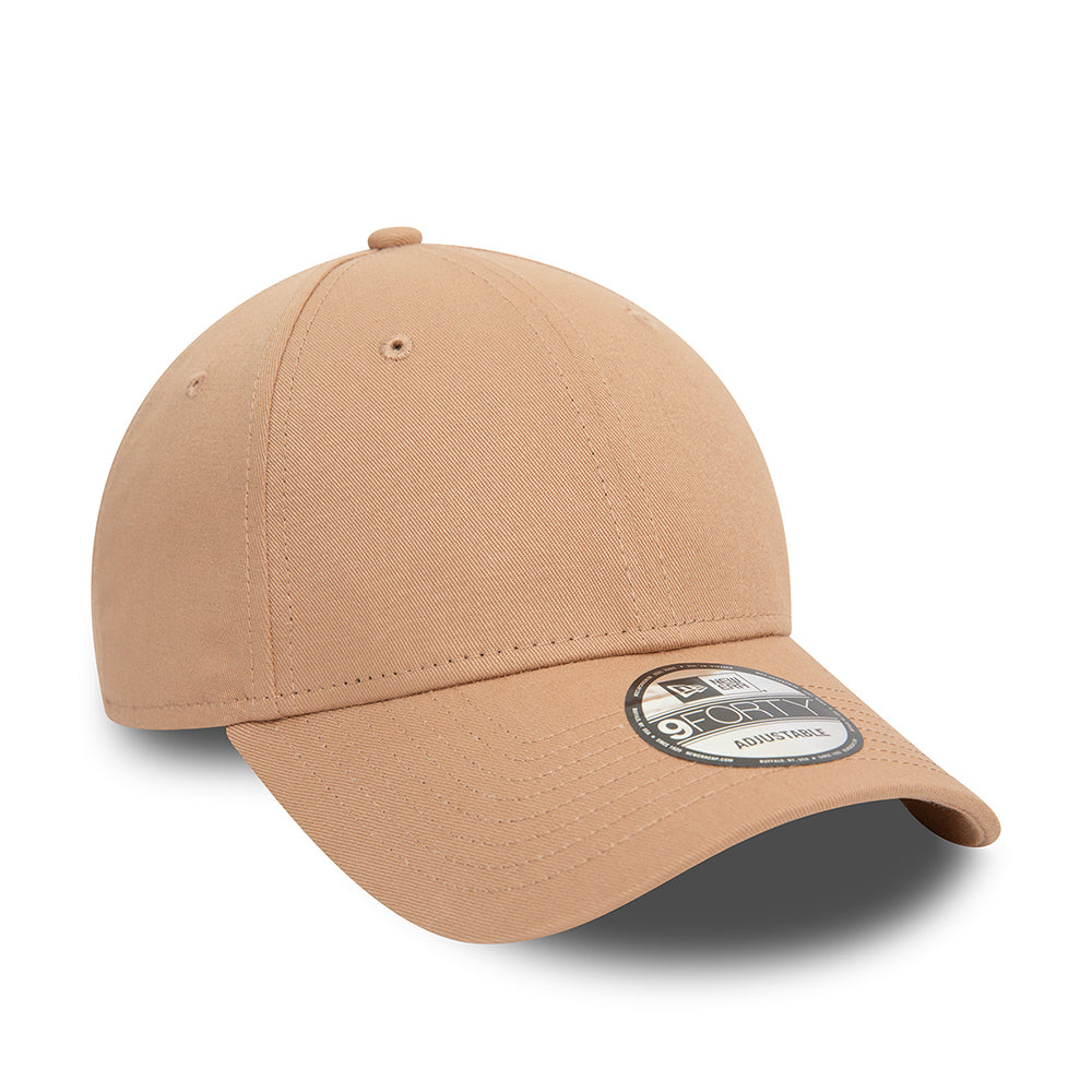 New Era 9FORTY Blank Baseball Cap aus Baumwolle - NE Essential - Taupe