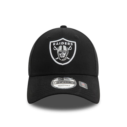 New Era 9FORTY Las Vegas Raiders Baseball Cap - NFL Side Patch - Schwarz