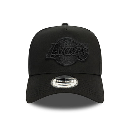 New Era A-Frame L.A. Lakers Snapback Cap - NBA Monochrome - Schwarz auf Schwarz