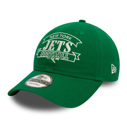 New Era 9TWENTY New York Jets Baseball Cap - NFL Retro - Grün