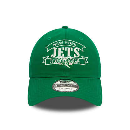 New Era 9TWENTY New York Jets Baseball Cap - NFL Retro - Grün