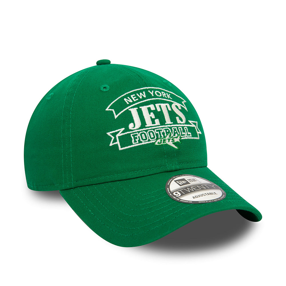 New Era 9TWENTY New York Jets Baseball Cap - NFL Retro - Grün