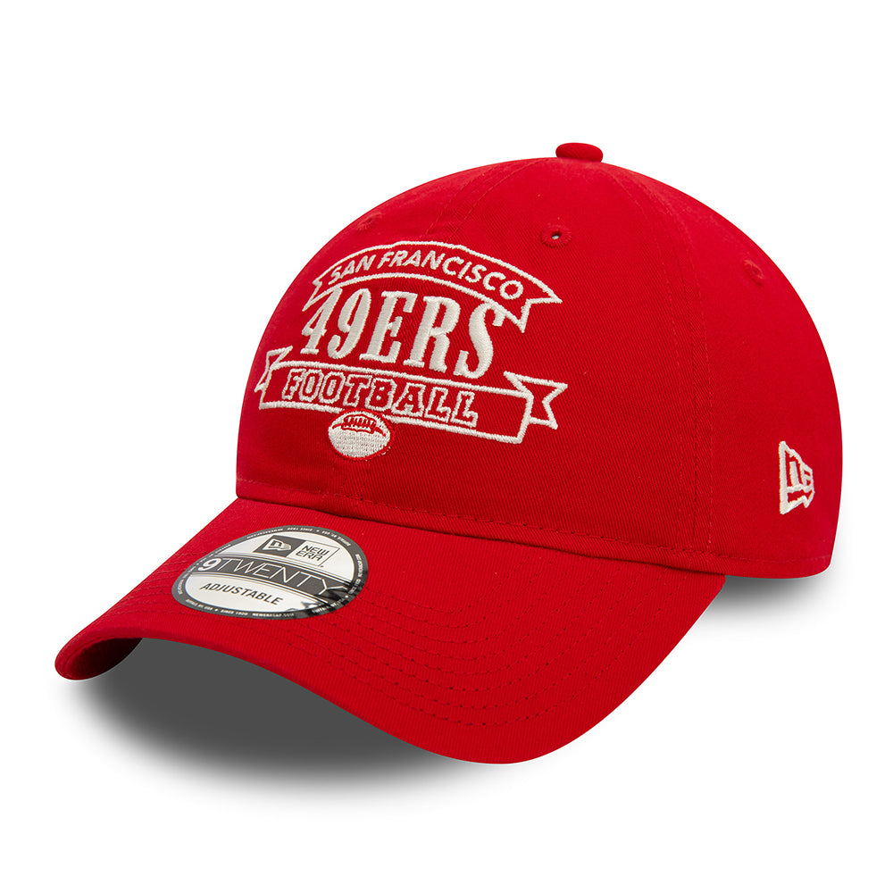 New Era 9TWENTY San Francisco 49ers Baseball Cap - NFL Retro - Rot