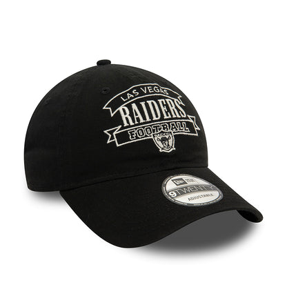 New Era 9TWENTY Las Vegas Raiders Baseball Cap - NFL Retro - Schwarz