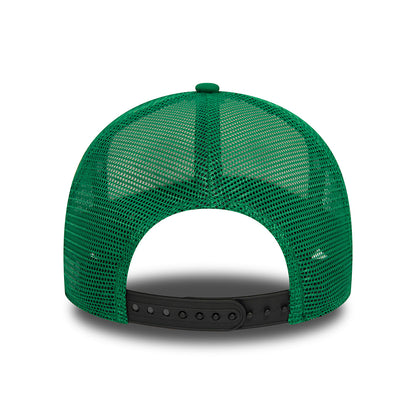 New Era A-Frame Boston Celtics Trucker Cap - NBA Graphic - Cremeweiß-Schwarz-Grün