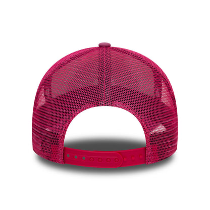 New Era Tokyo A-Frame Trucker Cap - Graphic Print - Weiß-Pink