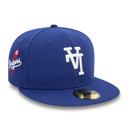 New Era 59FIFTY L.A. Dodgers Baseball Cap - MLB Upside Down AOP - Königsblau-Weiß