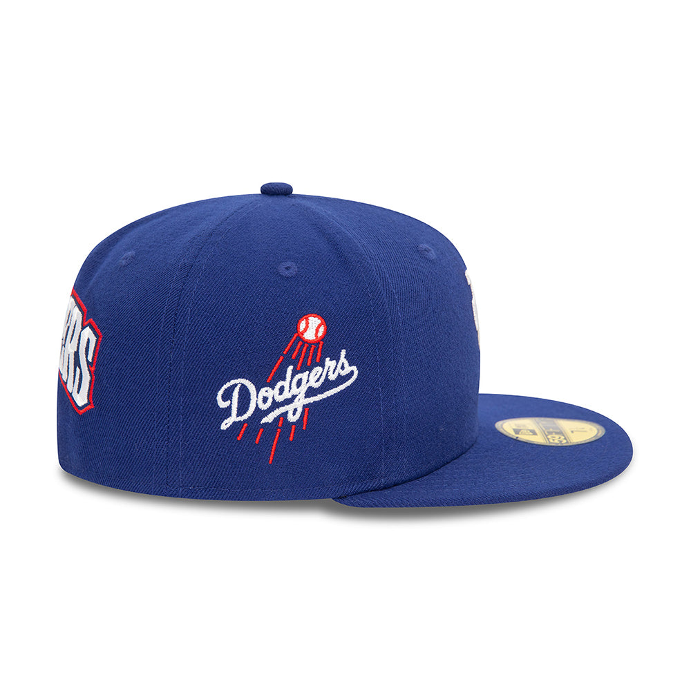 New Era 59FIFTY L.A. Dodgers Baseball Cap - MLB Upside Down AOP - Königsblau-Weiß