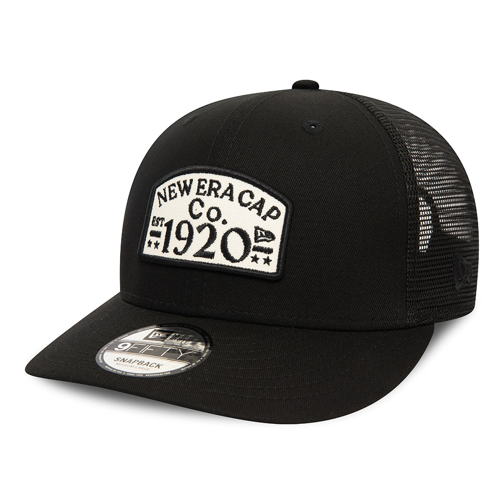 New Era 9FIFTY Pre-curved Trucker Cap - Schwarz