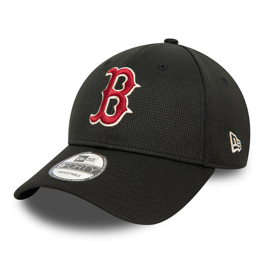 New Era 9FORTY Boston Red Sox Baseball Cap - MLB Pivot Knit - Schwarz