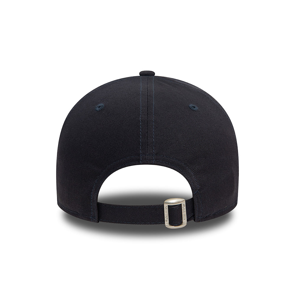 New Era 9FORTY New York Yankees Baseball Cap - MLB Team Outline - Marineblau-Limettengrün