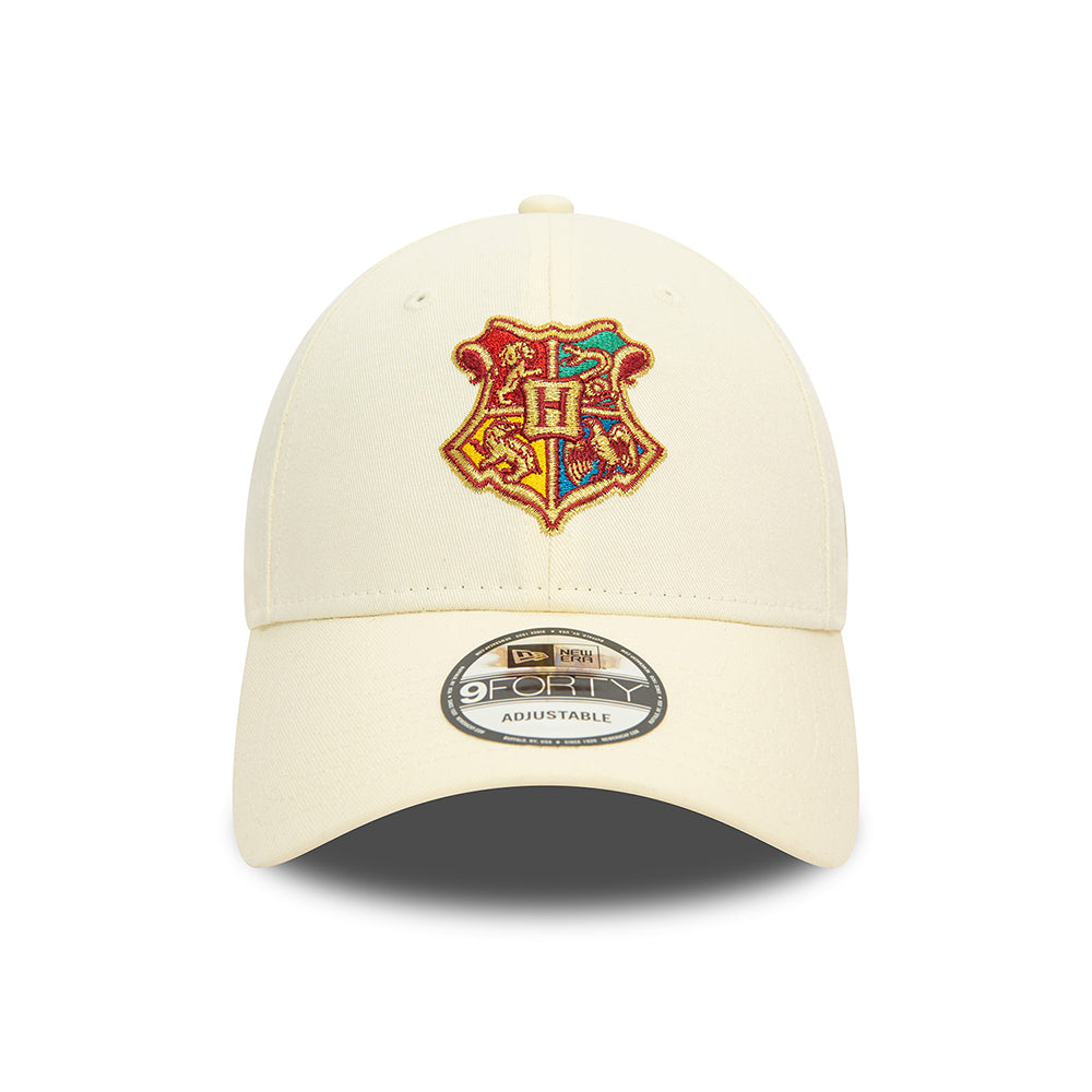 New Era 9FORTY Hogwarts Baseball Cap - Harry Potter - Creme