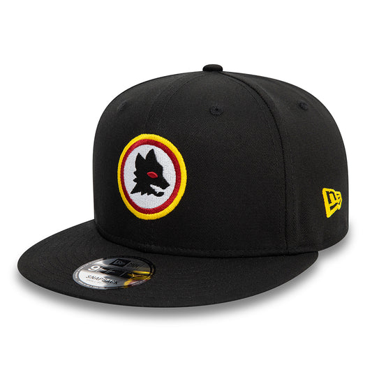 New Era 9FIFTY AS Roma Snapback Cap - Lupetto - Schwarz