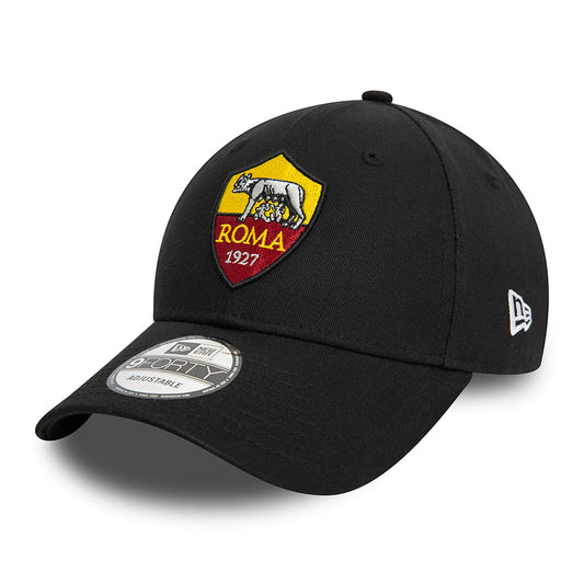 New Era 9FORTY AS Roma Baseball Cap - Core - Schwarz