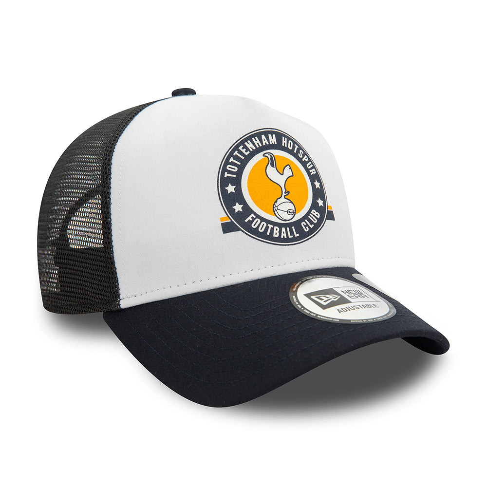 New Era A-Frame Tottenham Hotspur FC Trucker Cap - Graphic Repreve - Marineblau-Weiß